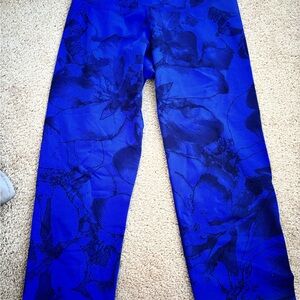 Old Navy Active Blue Patterned Leggings